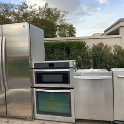 TODAY ONLY ****  Whirlpool/kenmore Stainless Steel (FRIDGE-COOKTOP)- -$450!!! 