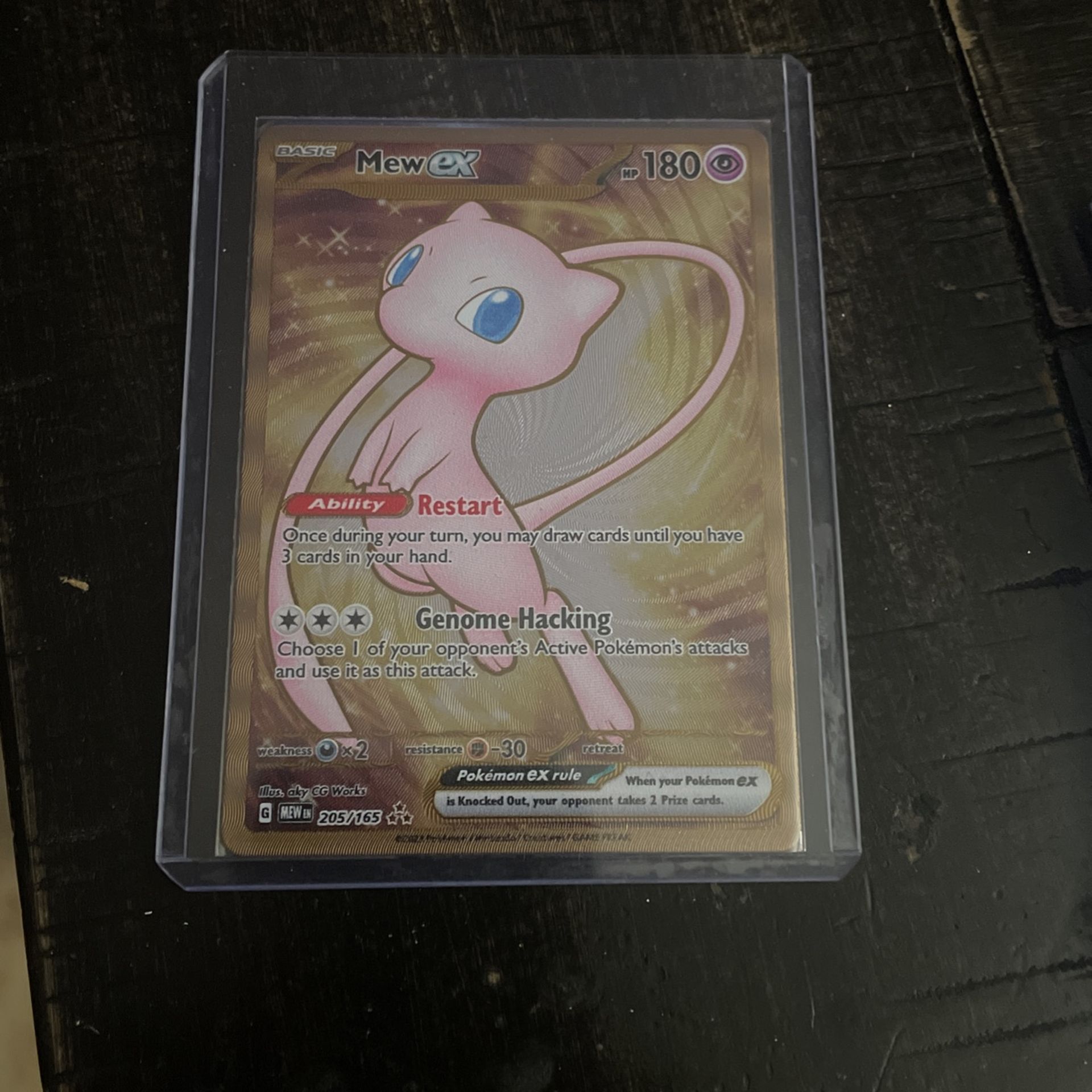 Mew Ex Metal Card - Pokemon Cards