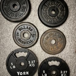 VINTAGE WEIGHTS PLATES (weider/billard/york)