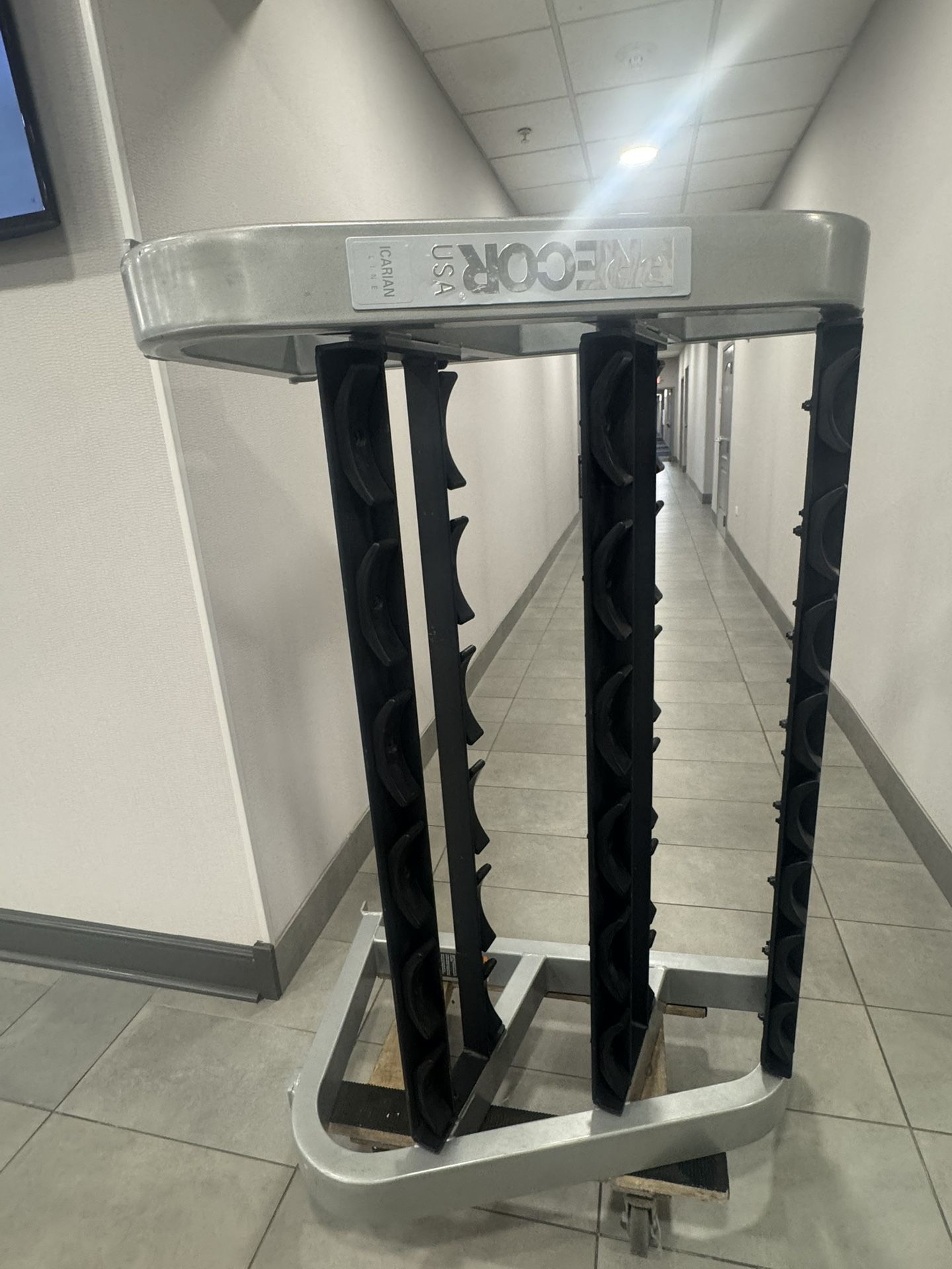 Precor Dumbbell Rack