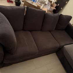 Sectional Couch & Ottoman 