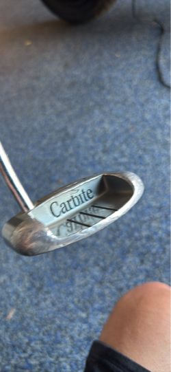 34 in Carbite putter golf club