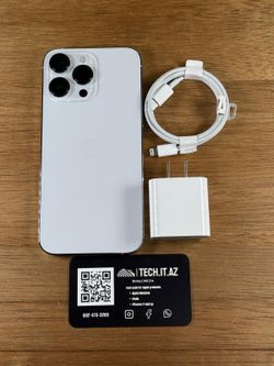 📱 iPhone 14 Pro Max | 128GB | Silver | T-Mobile/Metro PCS | Hablo Español