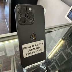 iPhone 15 Pro 1TB Unlocked 