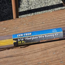 33 Feet Centech 3/16" Fiberglass Wire Running Kit