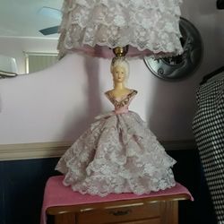 Vintage Doll Lamp