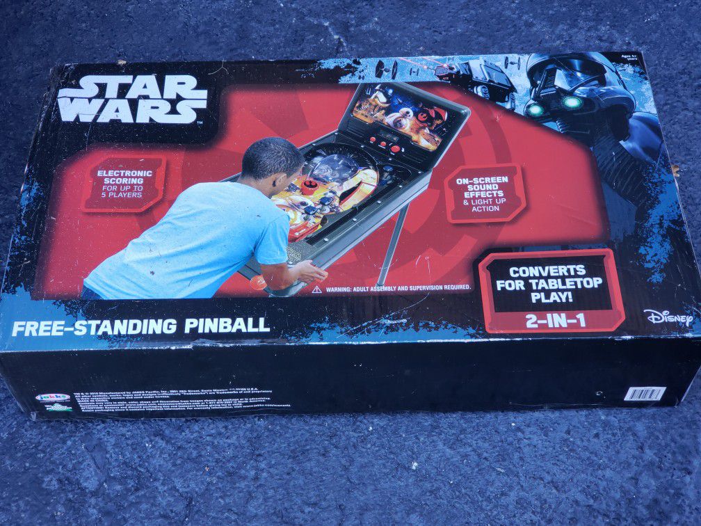 Starwars Free Standing Pinball Machine