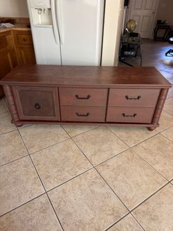 Console Entertainment Center Table Storage Cabinet
