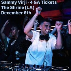 Sammy Virji - The Shrine Los Angeles December 6th 