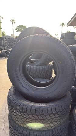 New set of tires 285 70 17