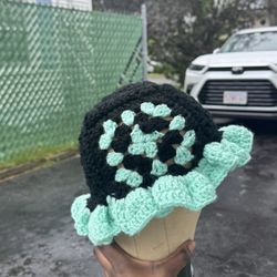 Ruffle Crochet Hat