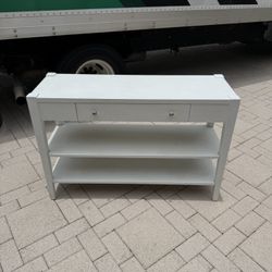 Entryway/Console Table with two shelves and Storage Drawer