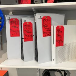 Playstation Five Units, Disc And Digital With Cords And Remote