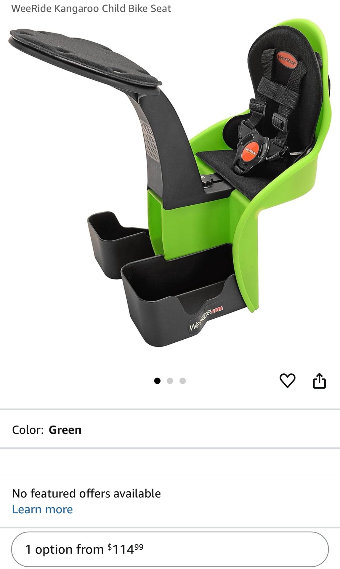 Weeride Kids Seat New