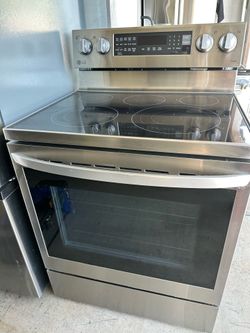 LG electric stove