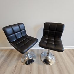 2 Countertop Barstools (Black)