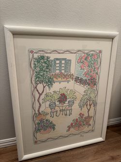 (2) Darling Impressionistic Framed Art Paintings  