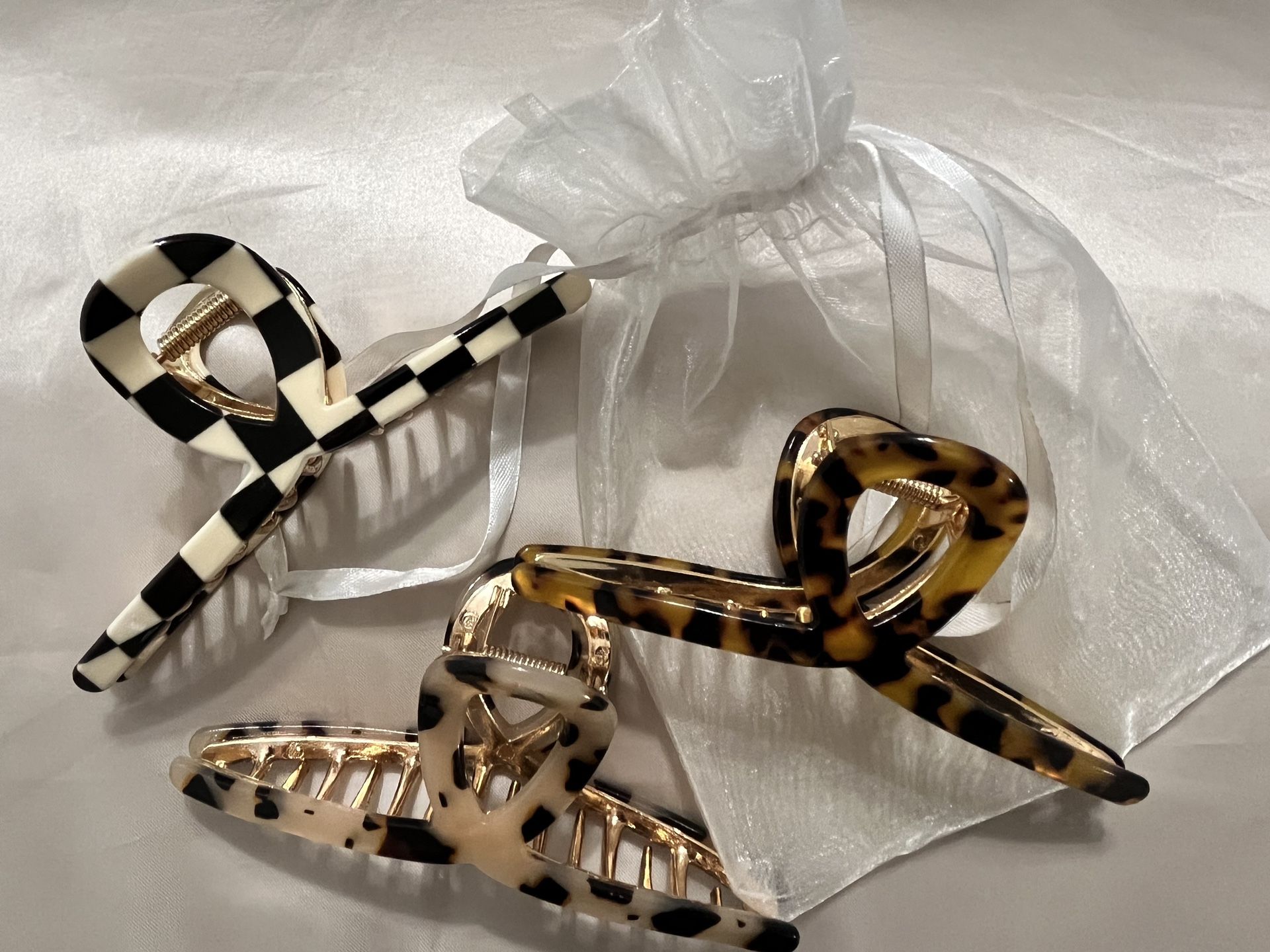 New three metal Hair Clips