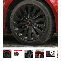 Tesla model 3 Highland 18 inch wheel covers hub caps