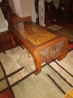 Antique Handcarved Chinese Table