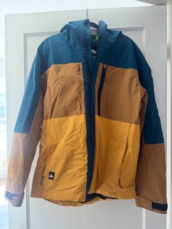 NEW Quiksilver Sycamore Block Snow Jacket