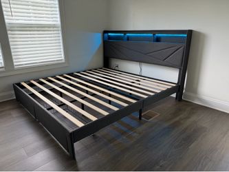 Driftalia LED King Size Bed Frame