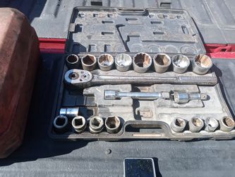 Pittsburgh 20 piece jumbo socket set 3/4 drive 7/8 -2