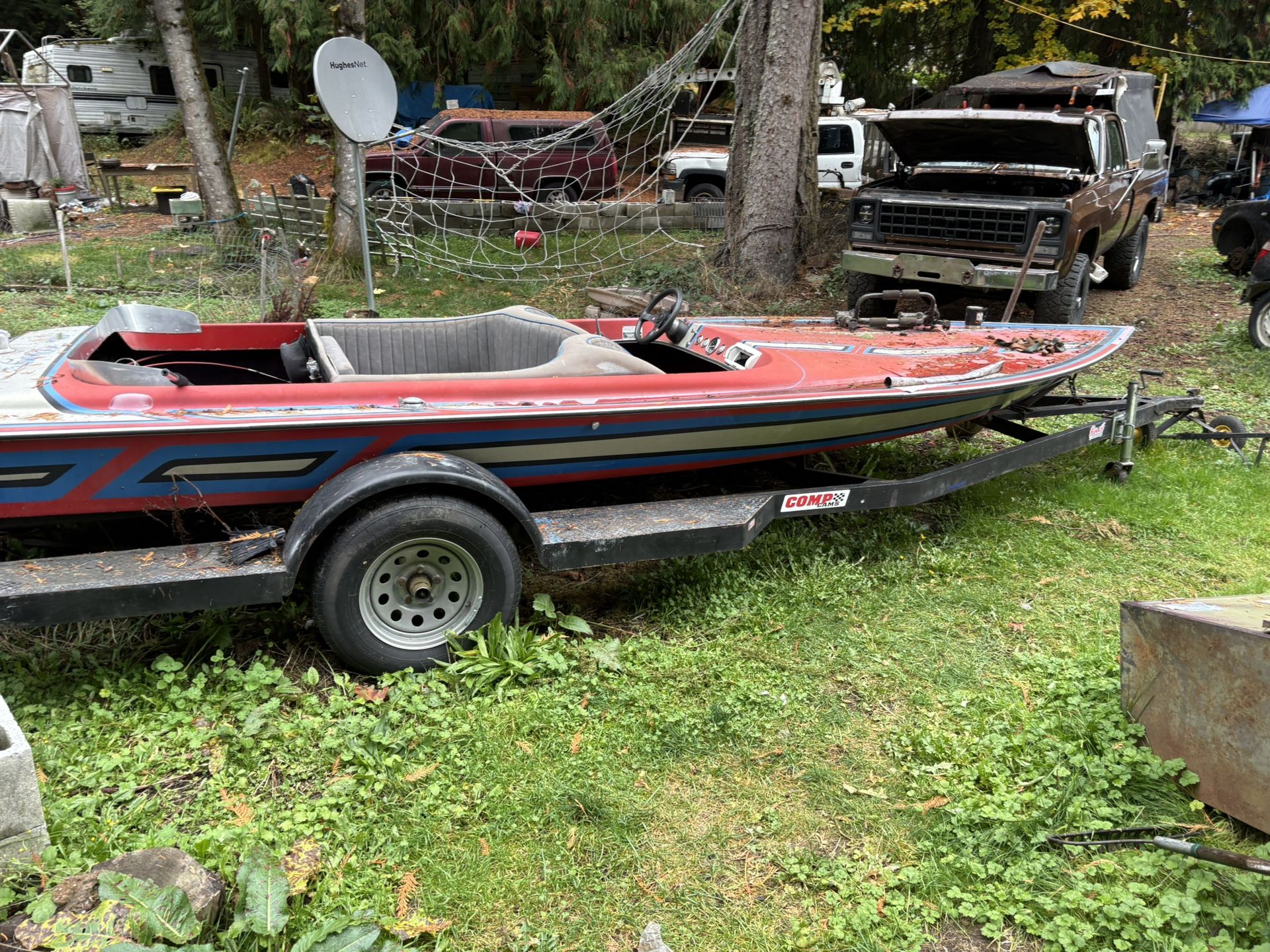 Boat And Trailer