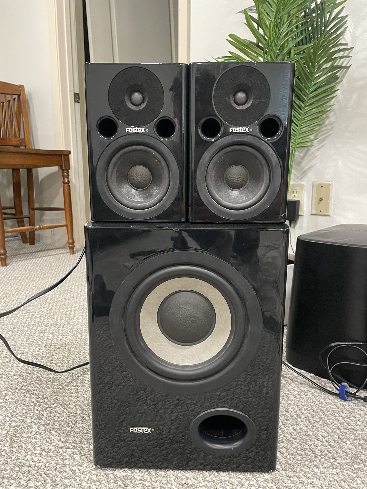 Fostex PMO.4 Studio Monitors + Powered Woofer