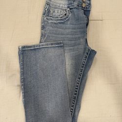 Beaded Bootcut Jeans
