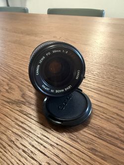 Canon FD 35mm f2 S.C.C. Concave O Lens - VERY RARE