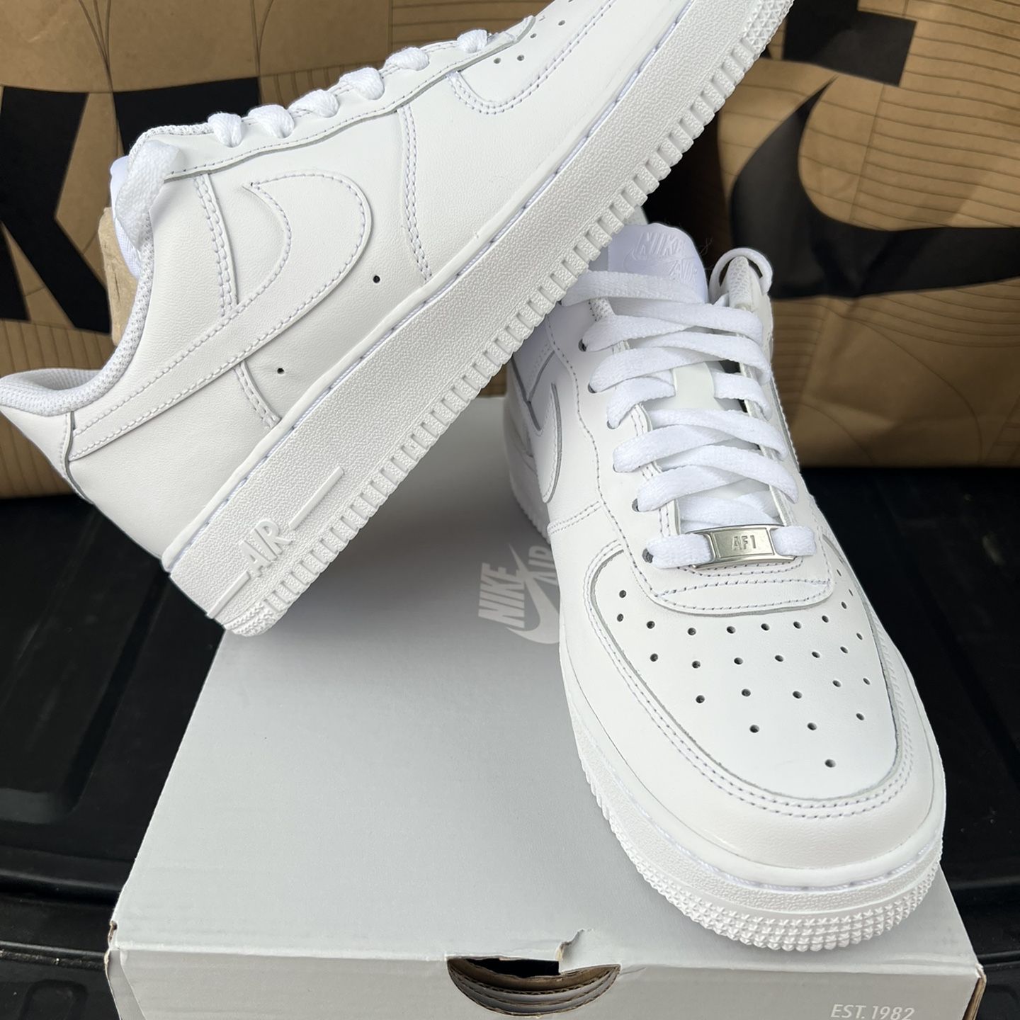 Nike Air Force 1 Low 07 Next Nature Womens Size 9 White Silver DC9486 101  for Sale in Stony Point, NY - OfferUp