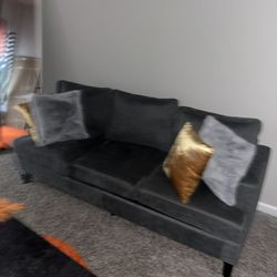 Velvet Couch