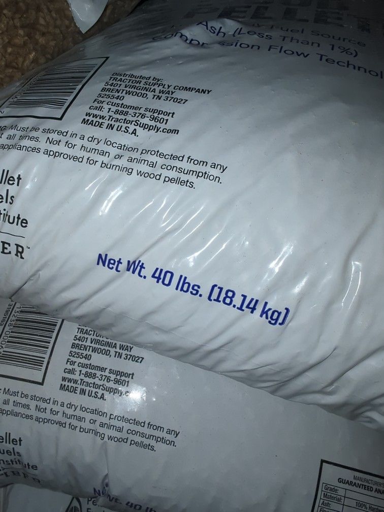Premium Wood Pellet 40 Pound Bags. Hardwood. Tractor Supply Brand. Have  More Then 10 for Sale in Freemansburg, PA - OfferUp