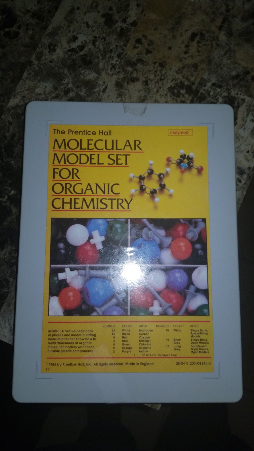 Molecular model for orgo