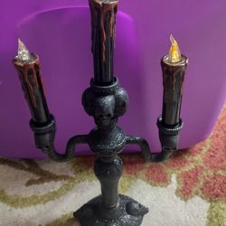 Halloween Flickering Candlebra Light Up Halloween Decoration 2017