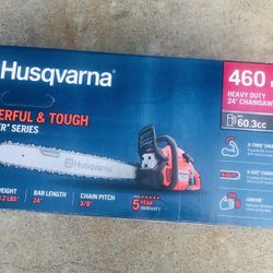 Husqvarna 460 Rancher 60.3-cc 2 Cycle 24-in Gas Chainsaw 