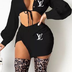 women  2 piece  skirt set 