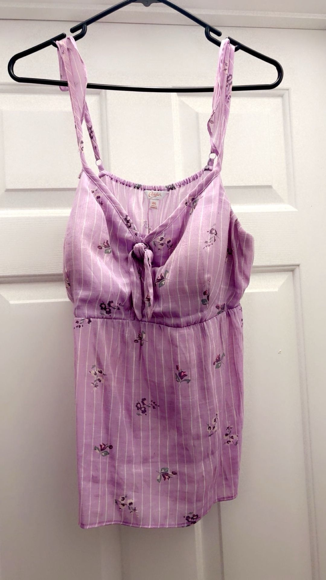 Floral Crop Tank Top