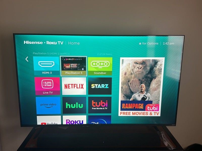 55" Hinsense Smart TV 4k