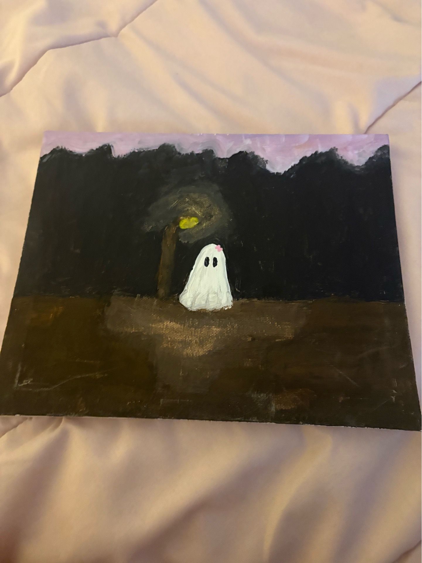 simple ghost painting