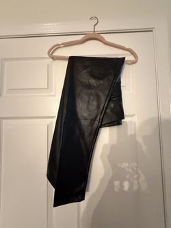 Faux Leather Black Pants Never Worn 2xl