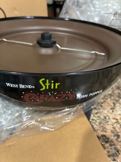 West Bend Stir Crazy 6-Qt Corn Popper – Model 82306