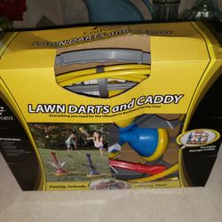 Safe Version of Lawn Darts No Sharp Points New in Box w/ Caddy