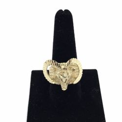 Ram 14k Gold Ring New 
