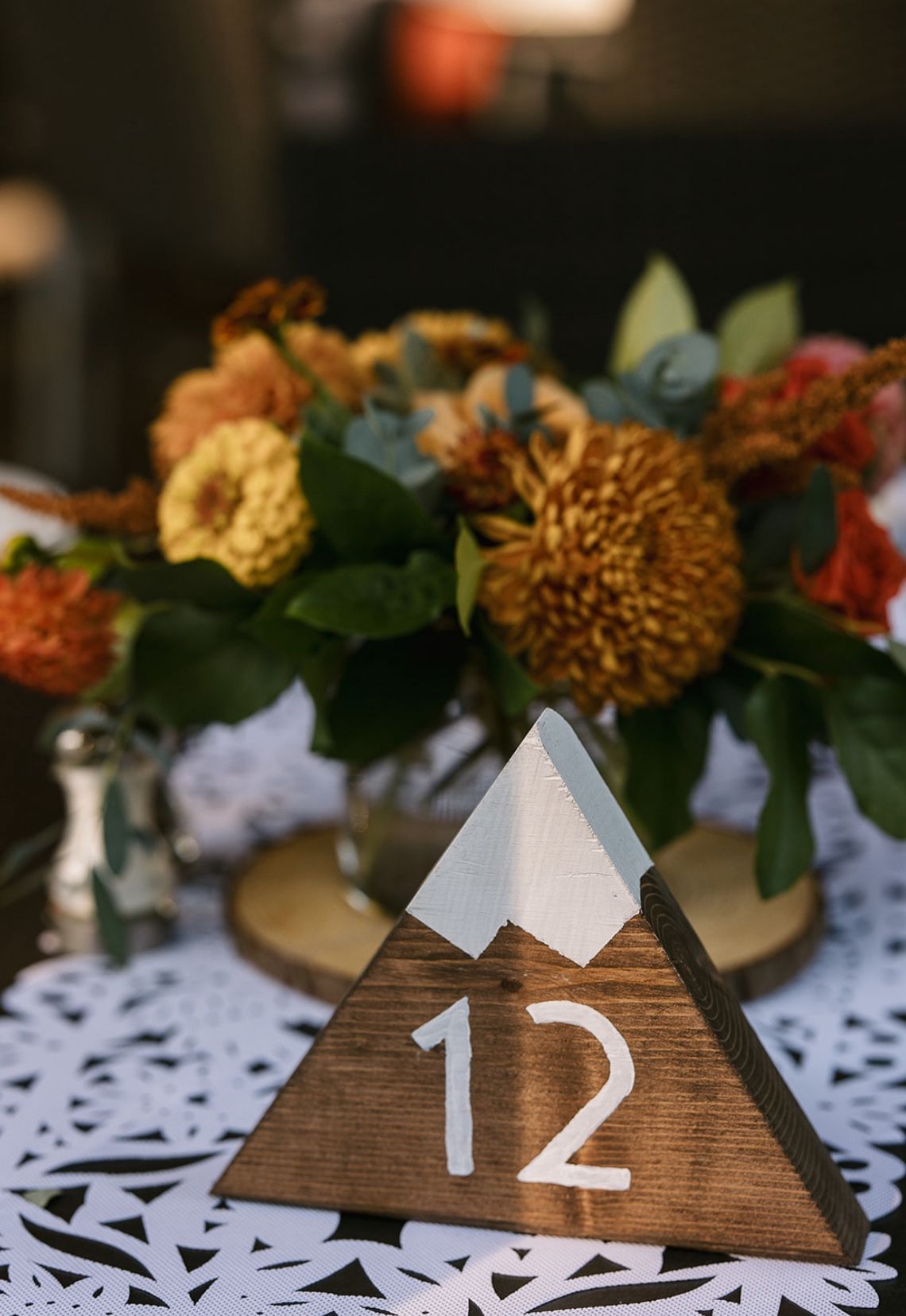 Mountain Peak Table Numbers & Stencils