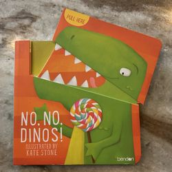 No, No Dinos! Book (brand New) 