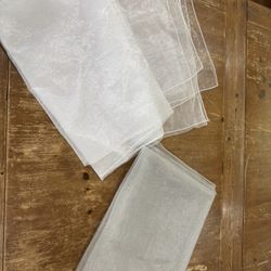 White Sheer Overlays / Linens