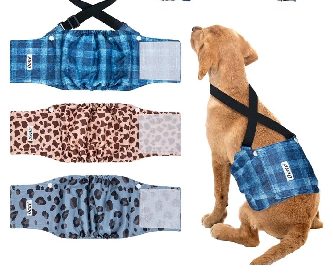 AVAILABLE. : View All Pics/ Details.. Reusable DONO. / Pet Diaper / Suspenders ....All 7 for 1 price 😉 30..00