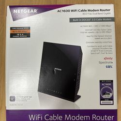 Netgear AC1600 WiFi Cable Modem Router